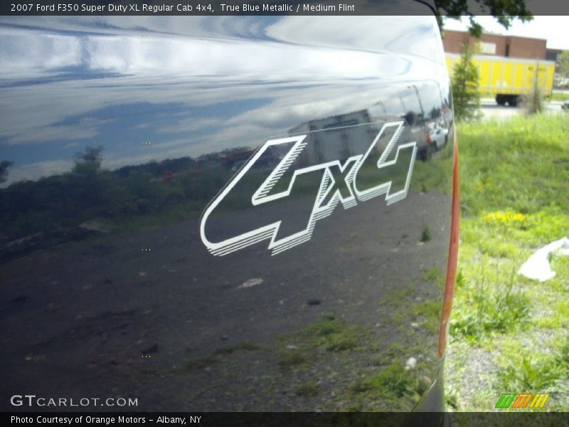 True Blue Metallic / Medium Flint 2007 Ford F350 Super Duty XL Regular Cab 4x4