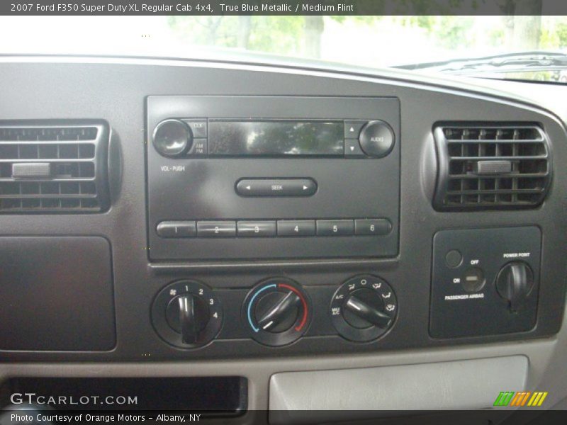 True Blue Metallic / Medium Flint 2007 Ford F350 Super Duty XL Regular Cab 4x4