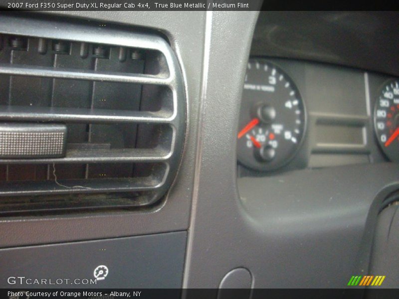 True Blue Metallic / Medium Flint 2007 Ford F350 Super Duty XL Regular Cab 4x4