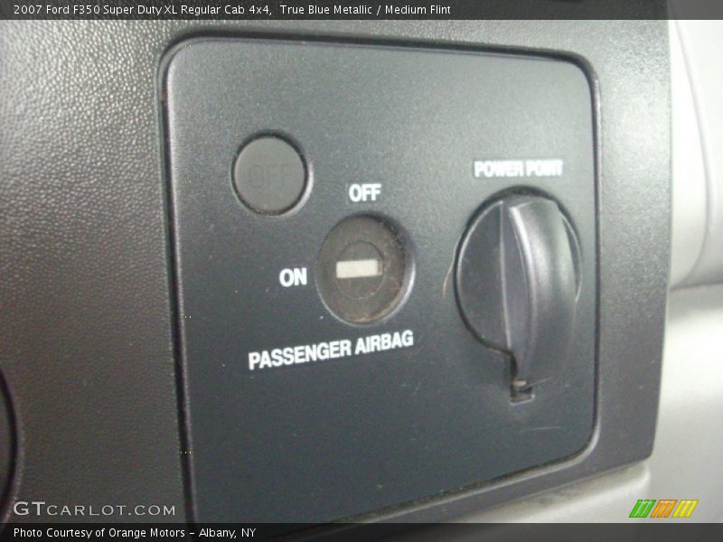 True Blue Metallic / Medium Flint 2007 Ford F350 Super Duty XL Regular Cab 4x4