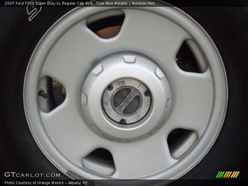 True Blue Metallic / Medium Flint 2007 Ford F350 Super Duty XL Regular Cab 4x4