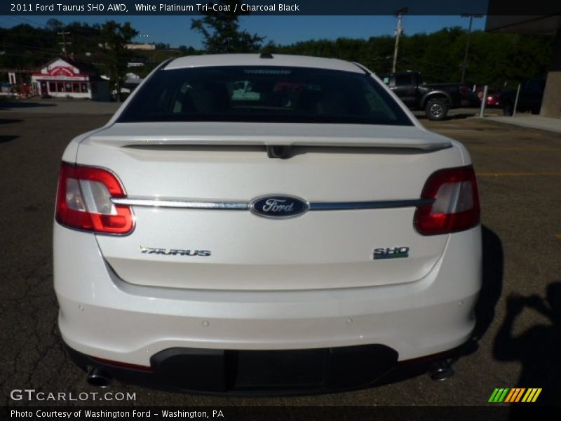  2011 Taurus SHO AWD White Platinum Tri-Coat