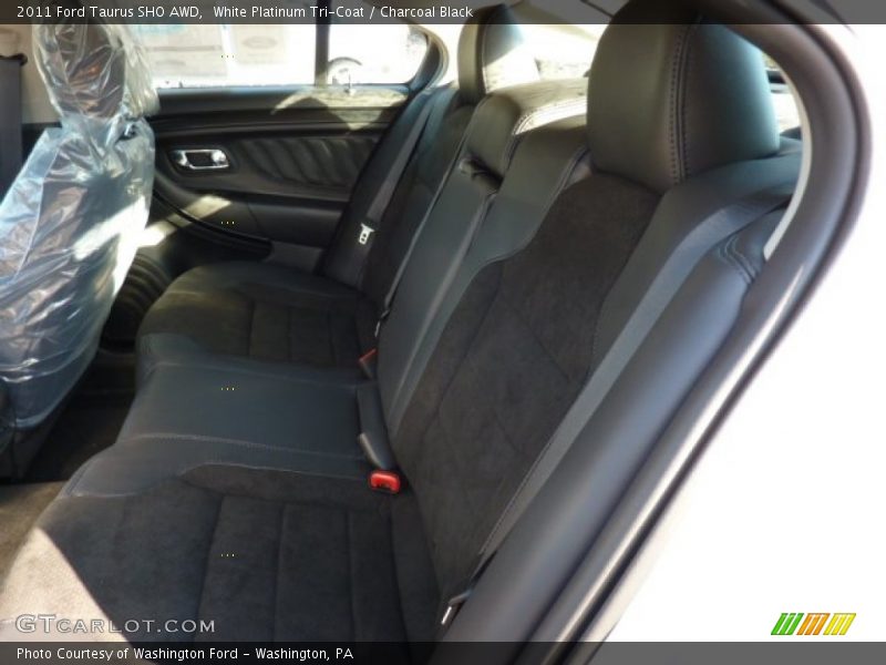 White Platinum Tri-Coat / Charcoal Black 2011 Ford Taurus SHO AWD
