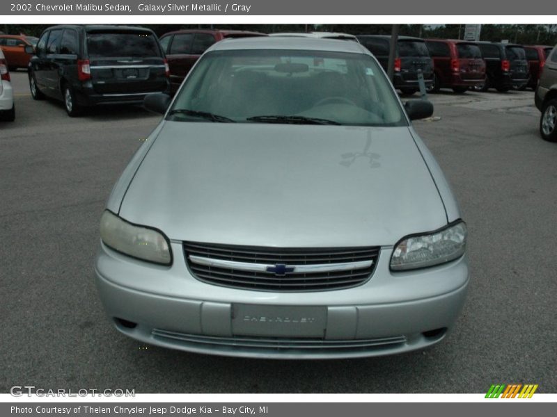 Galaxy Silver Metallic / Gray 2002 Chevrolet Malibu Sedan