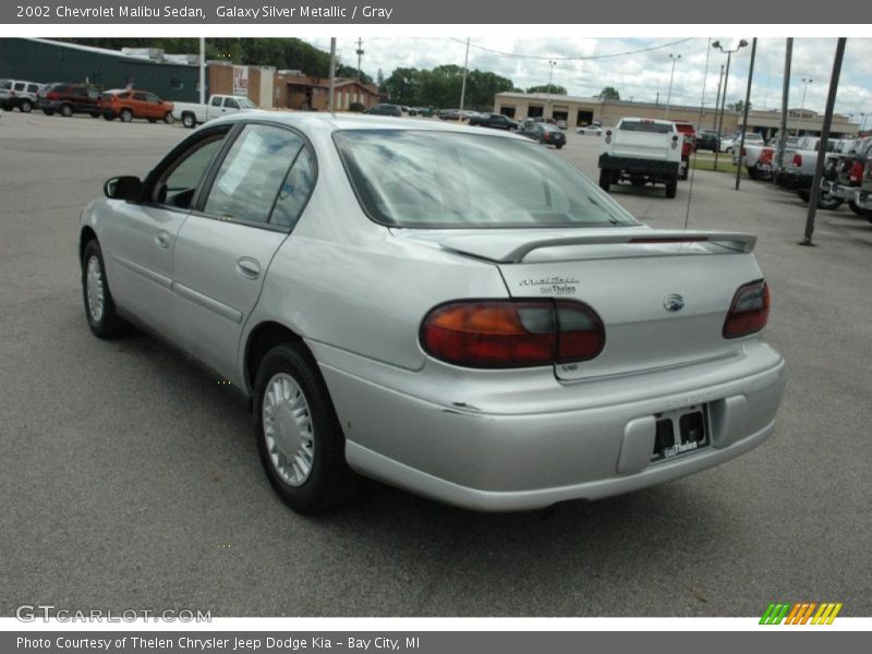 Galaxy Silver Metallic / Gray 2002 Chevrolet Malibu Sedan
