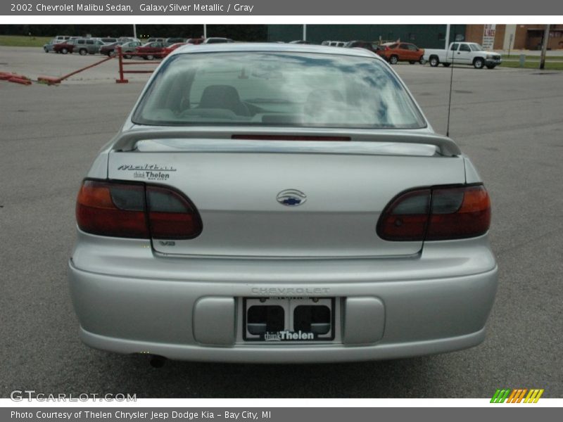 Galaxy Silver Metallic / Gray 2002 Chevrolet Malibu Sedan
