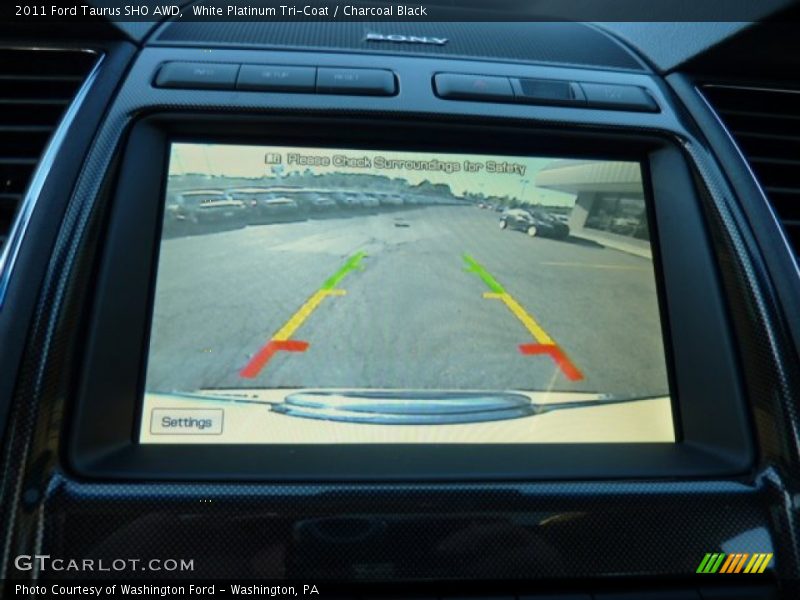 White Platinum Tri-Coat / Charcoal Black 2011 Ford Taurus SHO AWD