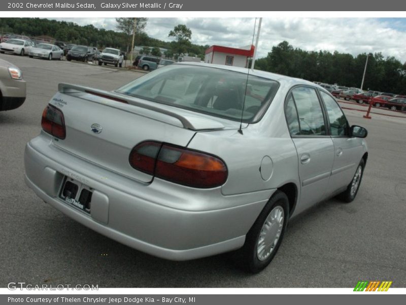 Galaxy Silver Metallic / Gray 2002 Chevrolet Malibu Sedan
