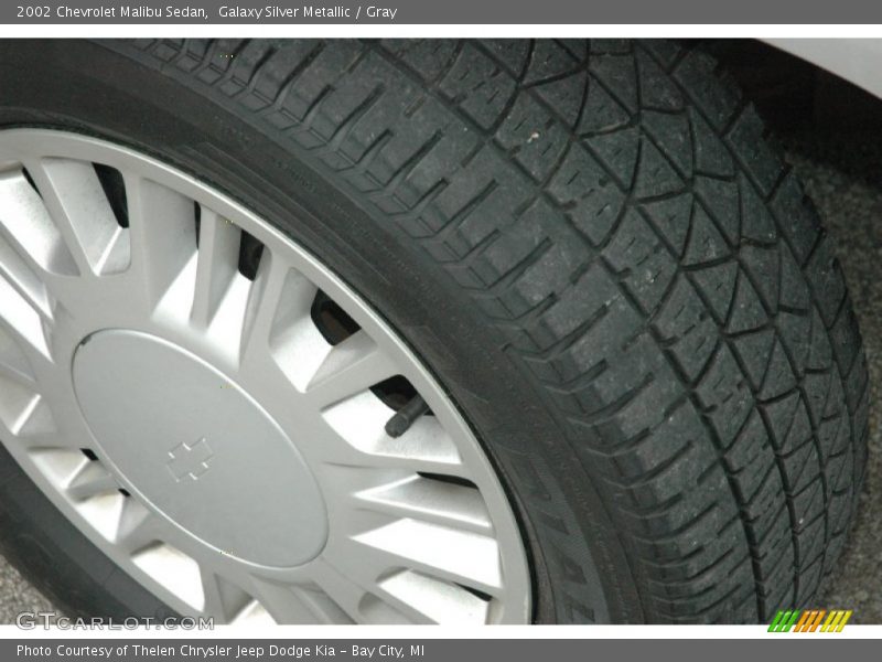 Galaxy Silver Metallic / Gray 2002 Chevrolet Malibu Sedan