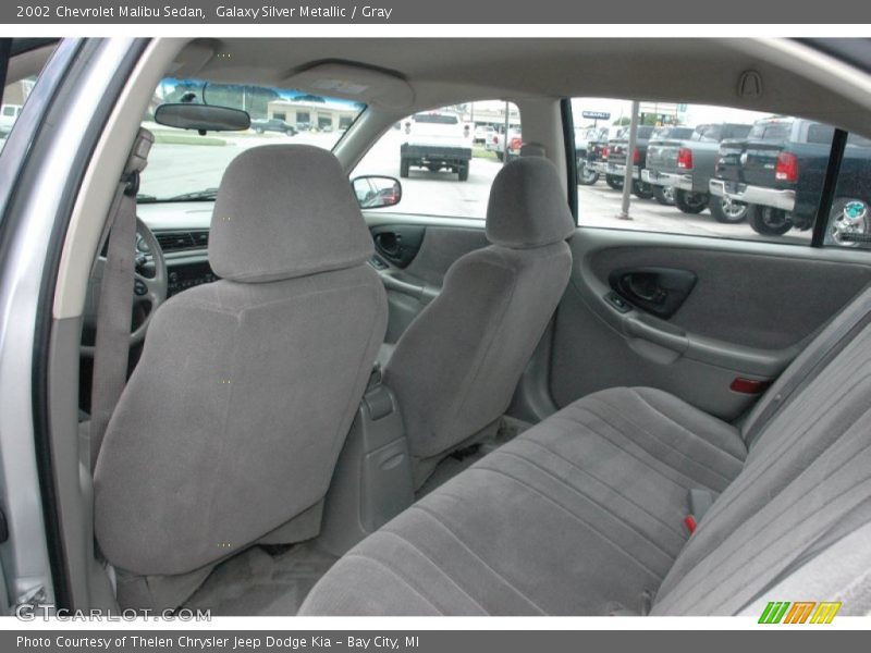 Galaxy Silver Metallic / Gray 2002 Chevrolet Malibu Sedan