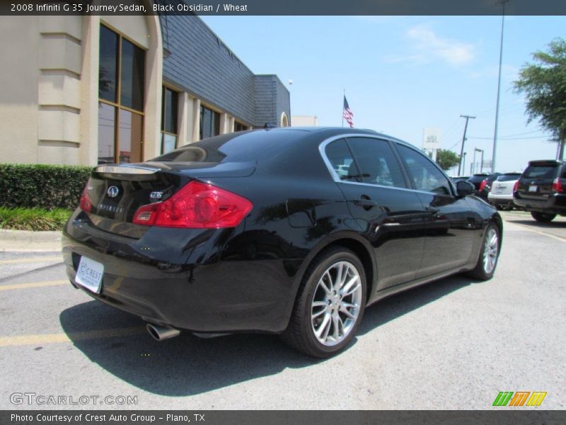 Black Obsidian / Wheat 2008 Infiniti G 35 Journey Sedan