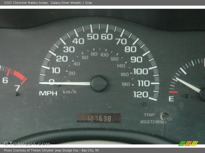 Galaxy Silver Metallic / Gray 2002 Chevrolet Malibu Sedan