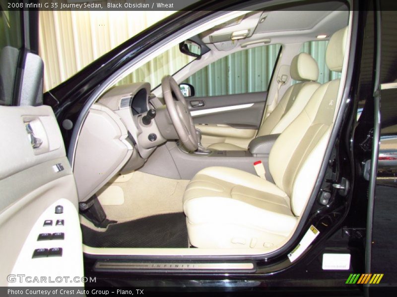Black Obsidian / Wheat 2008 Infiniti G 35 Journey Sedan