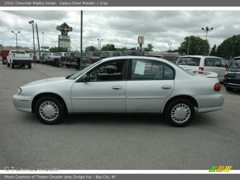 Galaxy Silver Metallic / Gray 2002 Chevrolet Malibu Sedan