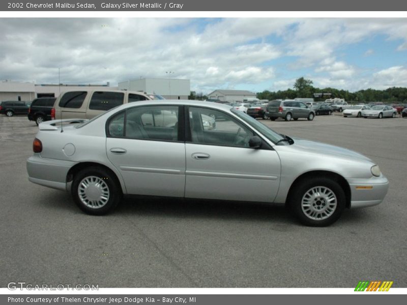 Galaxy Silver Metallic / Gray 2002 Chevrolet Malibu Sedan