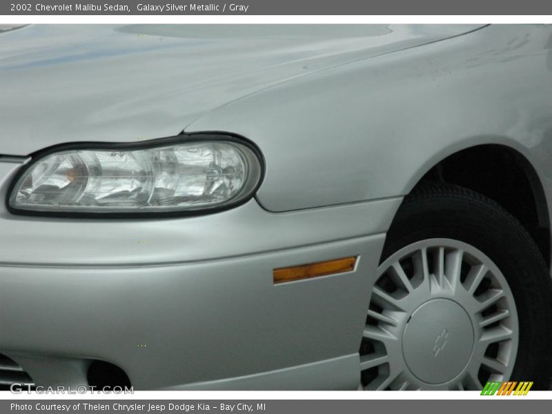 Galaxy Silver Metallic / Gray 2002 Chevrolet Malibu Sedan