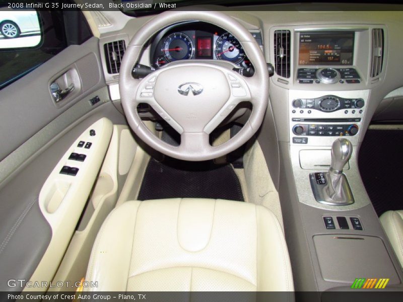 Black Obsidian / Wheat 2008 Infiniti G 35 Journey Sedan