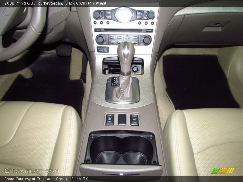 Black Obsidian / Wheat 2008 Infiniti G 35 Journey Sedan