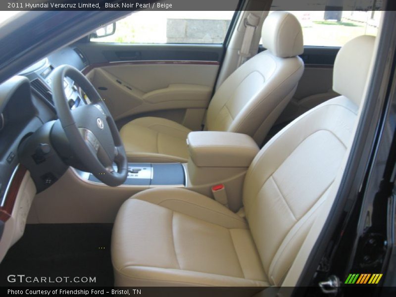 Black Noir Pearl / Beige 2011 Hyundai Veracruz Limited