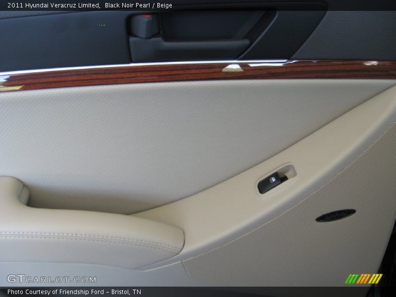 Black Noir Pearl / Beige 2011 Hyundai Veracruz Limited