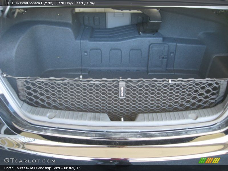 Black Onyx Pearl / Gray 2011 Hyundai Sonata Hybrid