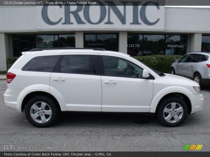 Stone White / Pastel Pebble Beige 2010 Dodge Journey SXT