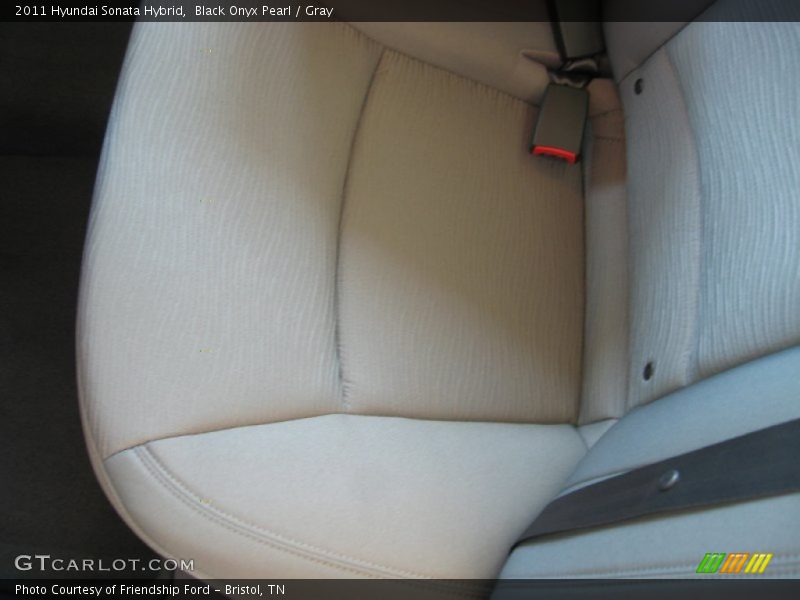 Black Onyx Pearl / Gray 2011 Hyundai Sonata Hybrid