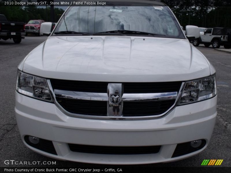 Stone White / Pastel Pebble Beige 2010 Dodge Journey SXT