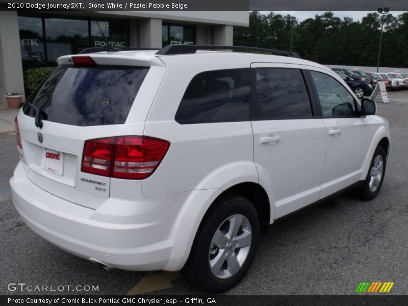 Stone White / Pastel Pebble Beige 2010 Dodge Journey SXT