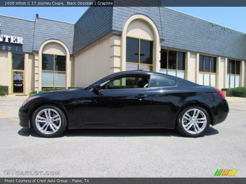 Black Obsidian / Graphite 2008 Infiniti G 37 Journey Coupe