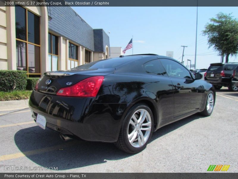 Black Obsidian / Graphite 2008 Infiniti G 37 Journey Coupe