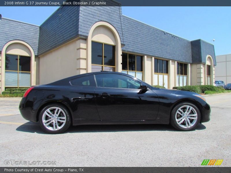 Black Obsidian / Graphite 2008 Infiniti G 37 Journey Coupe