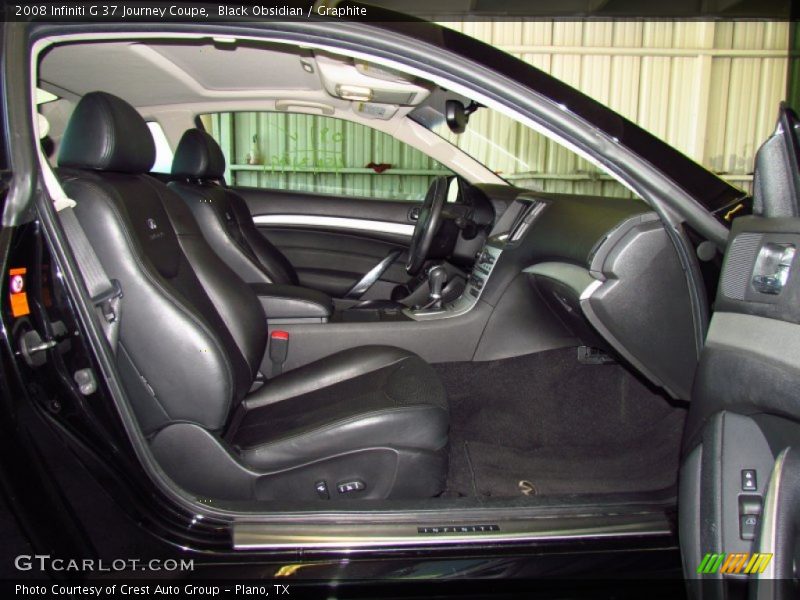 Black Obsidian / Graphite 2008 Infiniti G 37 Journey Coupe