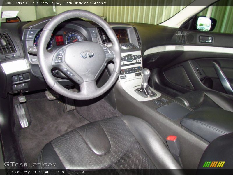 Black Obsidian / Graphite 2008 Infiniti G 37 Journey Coupe
