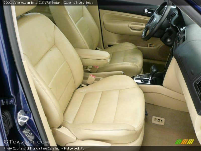 Galactic Blue / Beige 2001 Volkswagen Jetta GLS VR6 Sedan