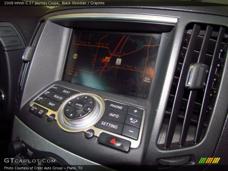 Black Obsidian / Graphite 2008 Infiniti G 37 Journey Coupe