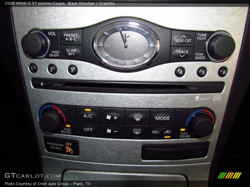 Black Obsidian / Graphite 2008 Infiniti G 37 Journey Coupe