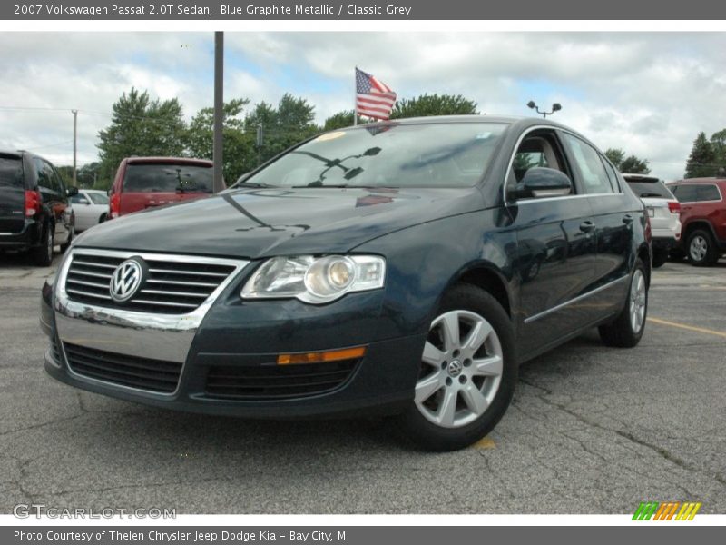 Blue Graphite Metallic / Classic Grey 2007 Volkswagen Passat 2.0T Sedan