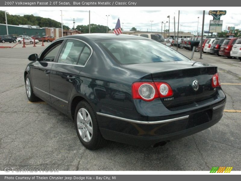 Blue Graphite Metallic / Classic Grey 2007 Volkswagen Passat 2.0T Sedan