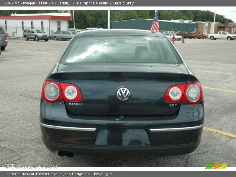 Blue Graphite Metallic / Classic Grey 2007 Volkswagen Passat 2.0T Sedan