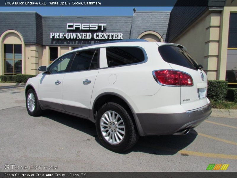 White Opal / Cocoa/Cashmere 2009 Buick Enclave CXL