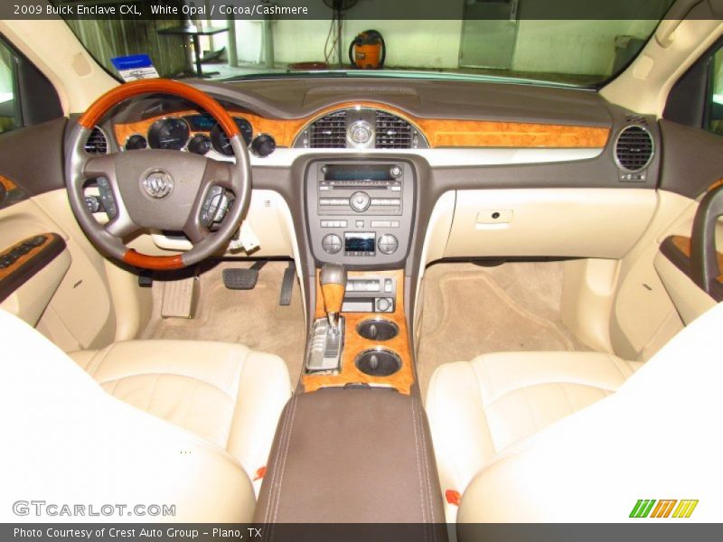 White Opal / Cocoa/Cashmere 2009 Buick Enclave CXL