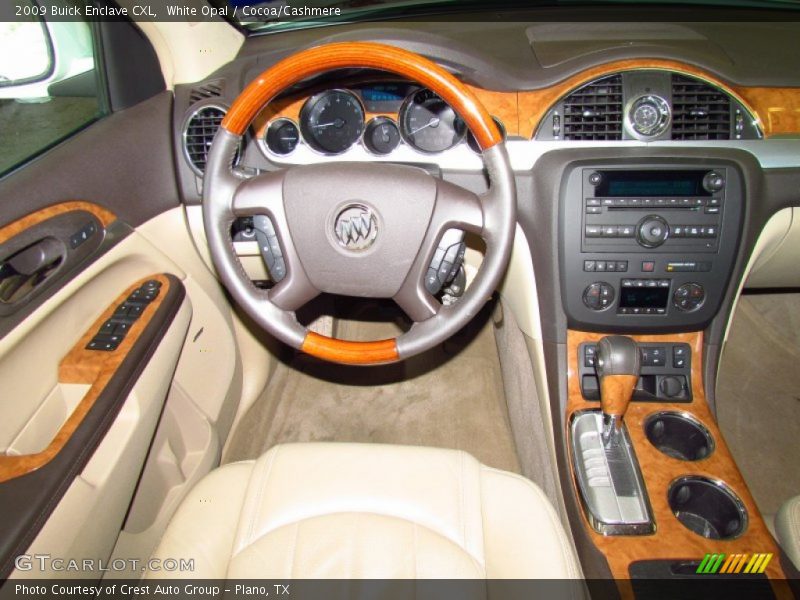 White Opal / Cocoa/Cashmere 2009 Buick Enclave CXL