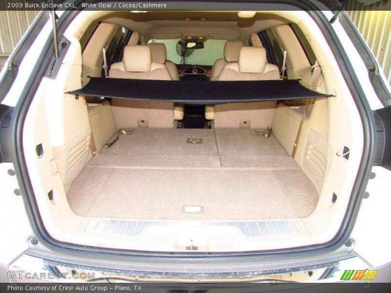 White Opal / Cocoa/Cashmere 2009 Buick Enclave CXL