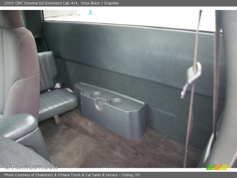 Onyx Black / Graphite 2003 GMC Sonoma SLS Extended Cab 4x4