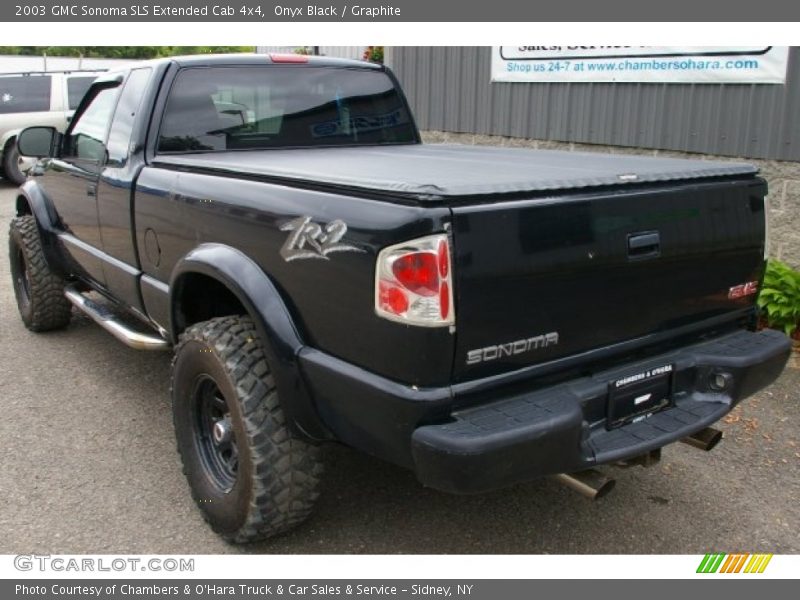 Onyx Black / Graphite 2003 GMC Sonoma SLS Extended Cab 4x4