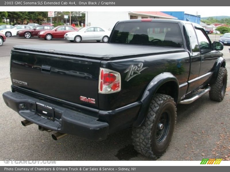 Onyx Black / Graphite 2003 GMC Sonoma SLS Extended Cab 4x4