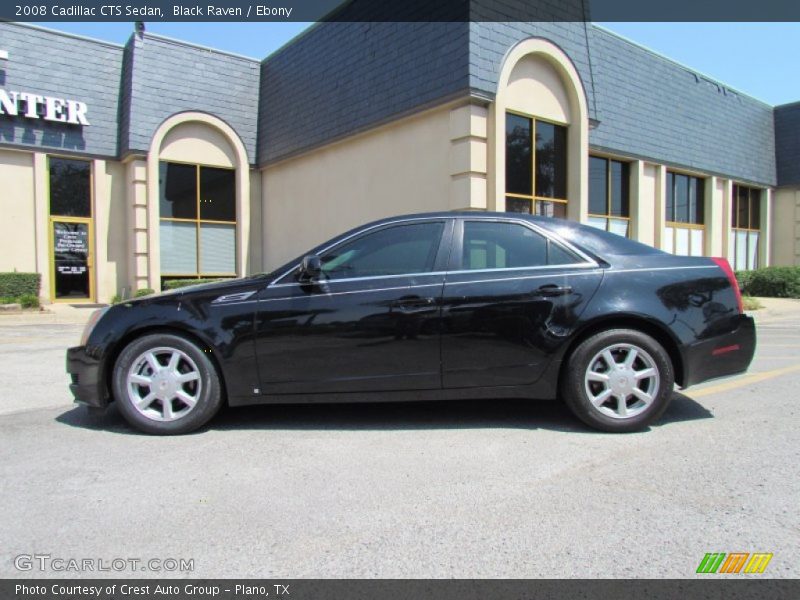 Black Raven / Ebony 2008 Cadillac CTS Sedan