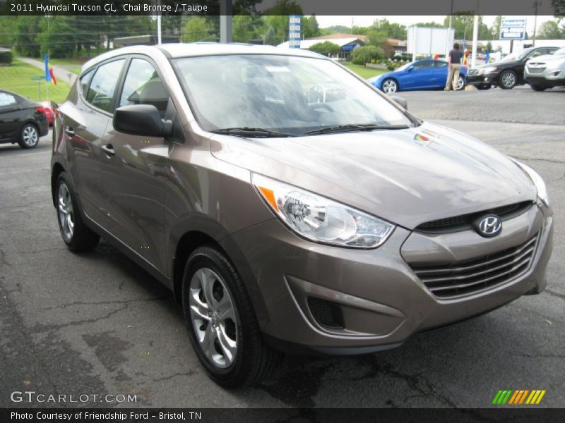 Chai Bronze / Taupe 2011 Hyundai Tucson GL