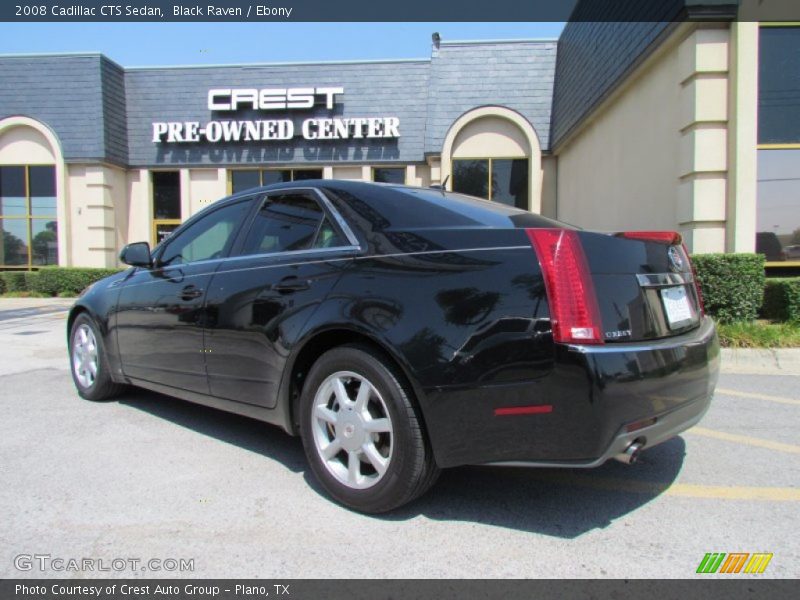 Black Raven / Ebony 2008 Cadillac CTS Sedan
